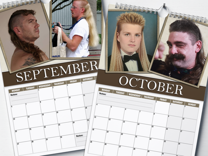 World's Finest Mullets - 2027 A4 Wall Calendar