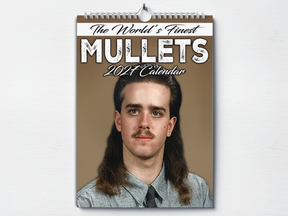 World's Finest Mullets - 2027 A4 Wall Calendar