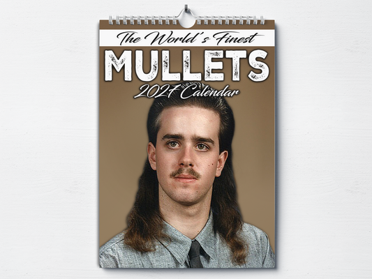 World's Finest Mullets - 2027 A4 Wall Calendar