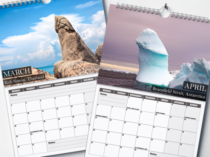 Nature's Nudes - 2026 A4 Wall Calendar