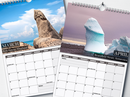 Nature's Nudes - 2027 A4 Wall Calendar