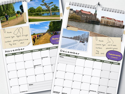 World's Best Parkruns - 2027 A4 Wall Calendar