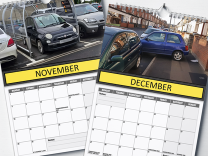 Bad Parking : Hall of Shame - 2027 A4 Wall Calendar