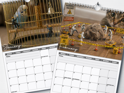 Animal Maintenance Dept - 2027 A4 Wall Calendar