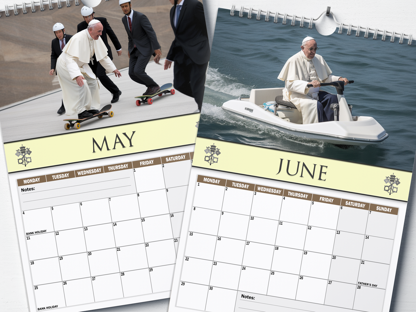 Pope Francis - 2026 A4 Wall Calendar