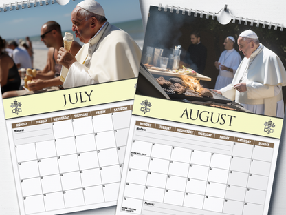 Pope Francis - 2026 A4 Wall Calendar