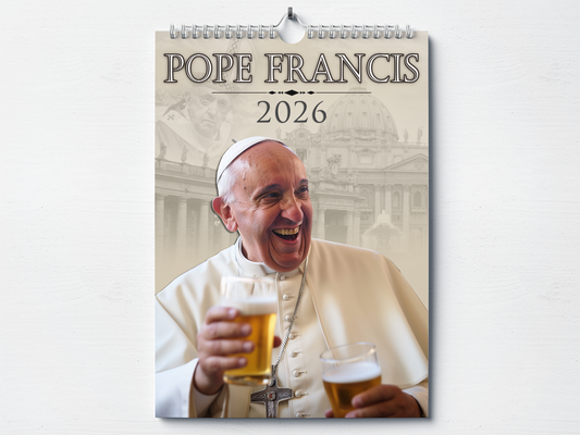 Pope Francis - 2026 A4 Wall Calendar