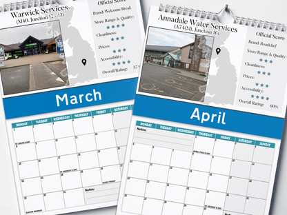 Best Service Stations - 2027 A4 Wall Calendar
