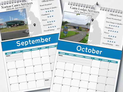 Best Service Stations - 2027 A4 Wall Calendar