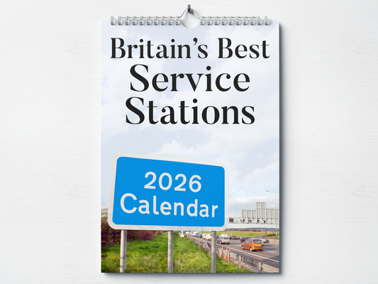 Britain's Best Service Stations - 2026 A4 Wall Calendar