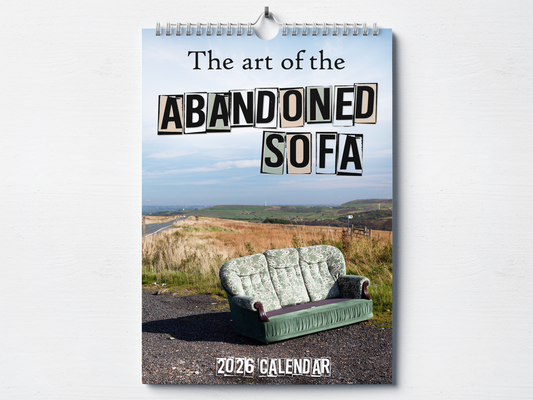 Abandoned Sofas - 2026 A4 Wall Calendar
