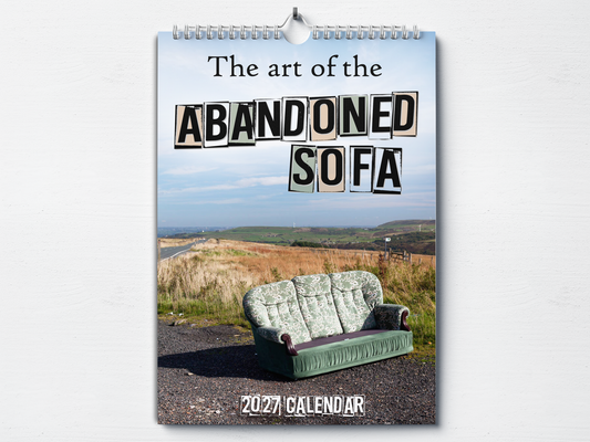 Abandoned Sofas - 2027 A4 Wall Calendar