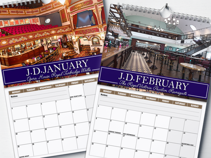 Wetherspoons - 2027 A4 Wall Calendar