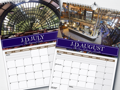 Wetherspoons - 2027 A4 Wall Calendar