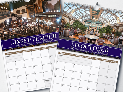 Wetherspoons - 2027 A4 Wall Calendar