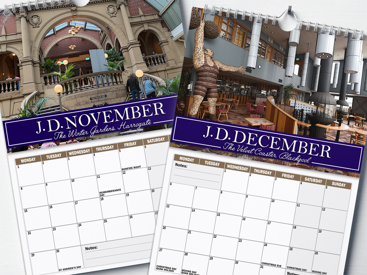 Wetherspoons - 2027 A4 Wall Calendar