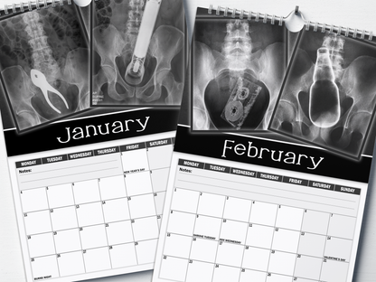 XXX-Rays - 2027 A4 Wall Calendar