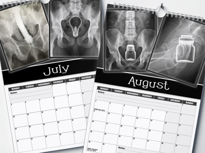 XXX-Rays - 2027 A4 Wall Calendar